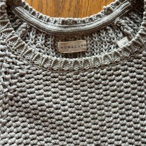 Women's Gray Crew Neck Sweater